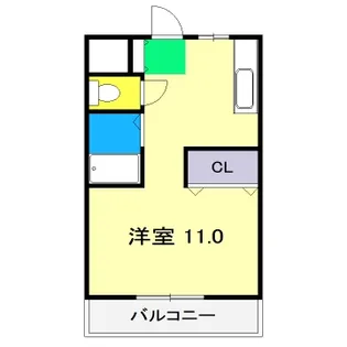 ジョイフル大川筋【3階】の間取り