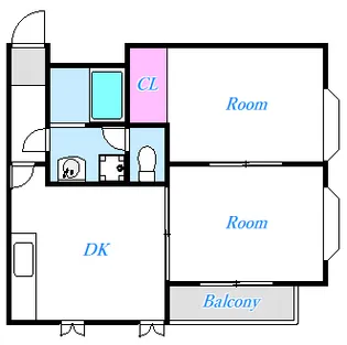 山一ビル【3階】の間取り