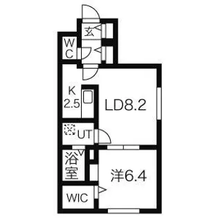 デナーロ・ジオ【4階】の間取り