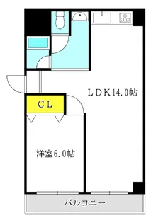 山田ビル【4階】の間取り