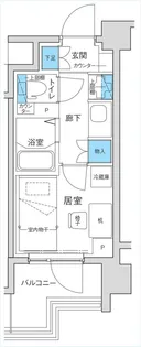キャンパスヴィレッジ武蔵小杉【4階】の間取り