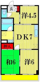 ヒルズ流山【3階】の間取り