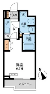 パシフィックコート目黒南【3階】の間取り