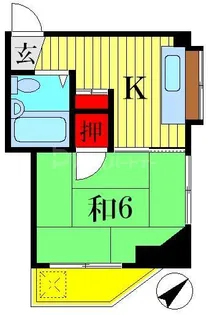 島田コーポ【3階】の間取り