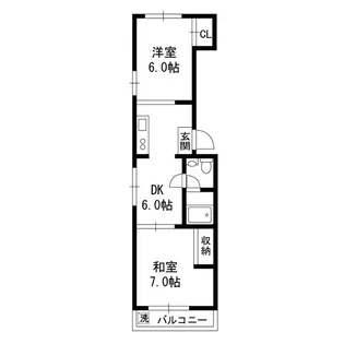 ホンママンション【2階】の間取り