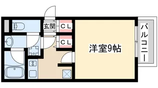 アスール江坂【6階】の間取り