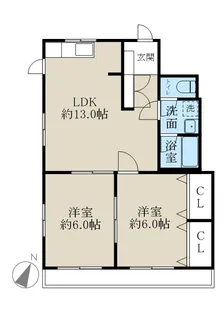 ロイヤル文京【3階】の間取り