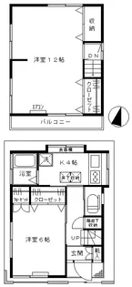 東京都足立区古千谷本町4【一戸建】の間取り