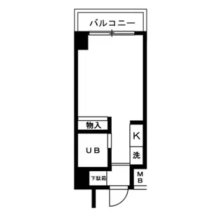 スカイコート品川第6【5階】の間取り