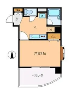 シャトレーゼII【5階】の間取り