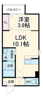 LECOCON一宮8【1階】の間取り