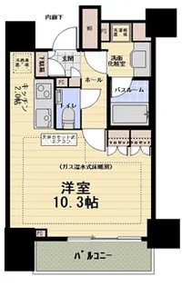 クオリア千代田御茶ノ水【11階】の間取り