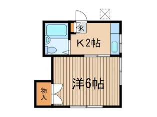 コーポ宮崎【2階】の間取り