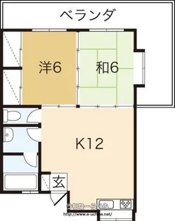 ニューセンチュリー【5階】の間取り