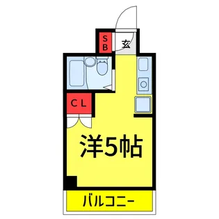 ヘリオス378国分寺【3階】の間取り