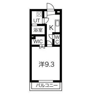 カロレイ日の出町【1階】の間取り