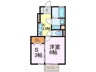 エスポワール【1階】の間取り