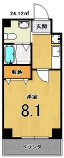 チェーズ高辻葛野西【5階】の間取り