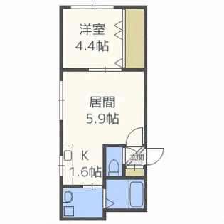 Flats LIDO【3階】の間取り