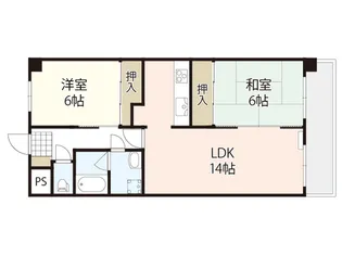 メゾン山嘉III【7階】の間取り