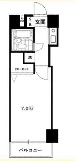 ブランコート仙川【2階】の間取り