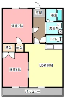 メゾン野口【2階】の間取り