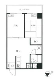 マンション新宿御苑【10階】の間取り