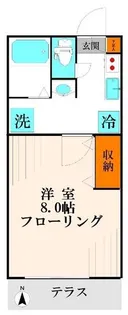 アベルトゥーラ松原【1階】の間取り