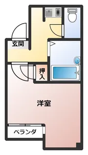 キャロル豊中【2階】の間取り