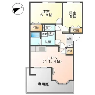 ドリーム【1階】の間取り