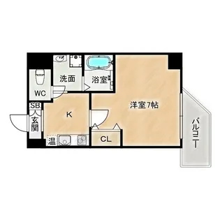 みおつくし滝井【9階】の間取り