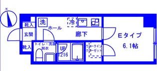 リヴァージュ弘明寺【3階】の間取り