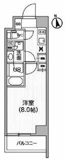 レクシード神楽坂【9階】の間取り