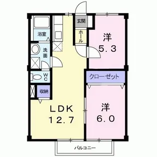 ニューシティMIII【1階】の間取り