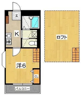 エステューディオII【2階】の間取り