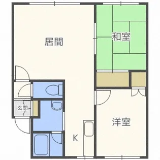 ハイツ伏古No.7【3階】の間取り