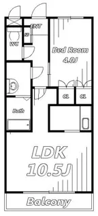 ウィルマルカ【3階】の間取り