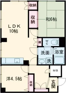 レジ東郷【1階】の間取り