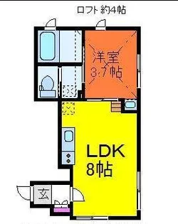 ドリーマー東万代町【1階】の間取り