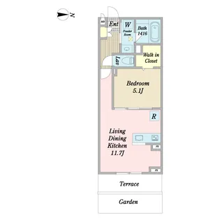 Broocklands【1階】の間取り