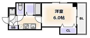 アパルト松崎【6階】の間取り