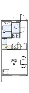 レオパレス美富士A【1階】の間取り