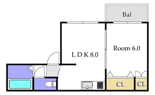パークアヴェニュー医大北【3階】の間取り