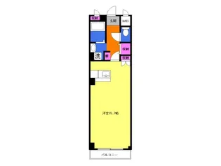 アメニティマンション【3階】の間取り