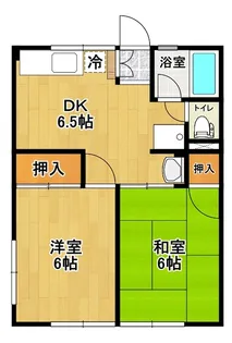 シティハイムメルローズ【1階】の間取り