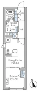 COMPOSITE新宿三丁目【4階】の間取り