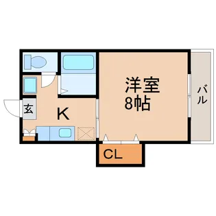 ジョイフル荒町【3階】の間取り