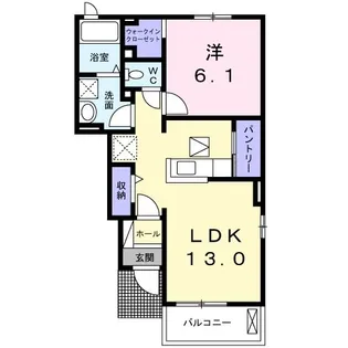 エレガンスF【1階】の間取り