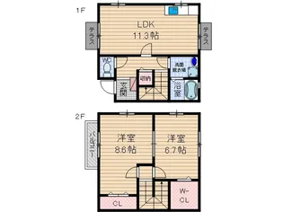 シャルマン【2階】の間取り