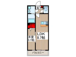 Go Misono【2階】の間取り